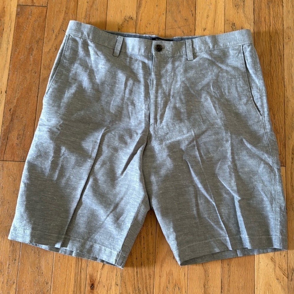 Banana Republic | Dove Gray | Linen/Cotton Blend Short | size 36